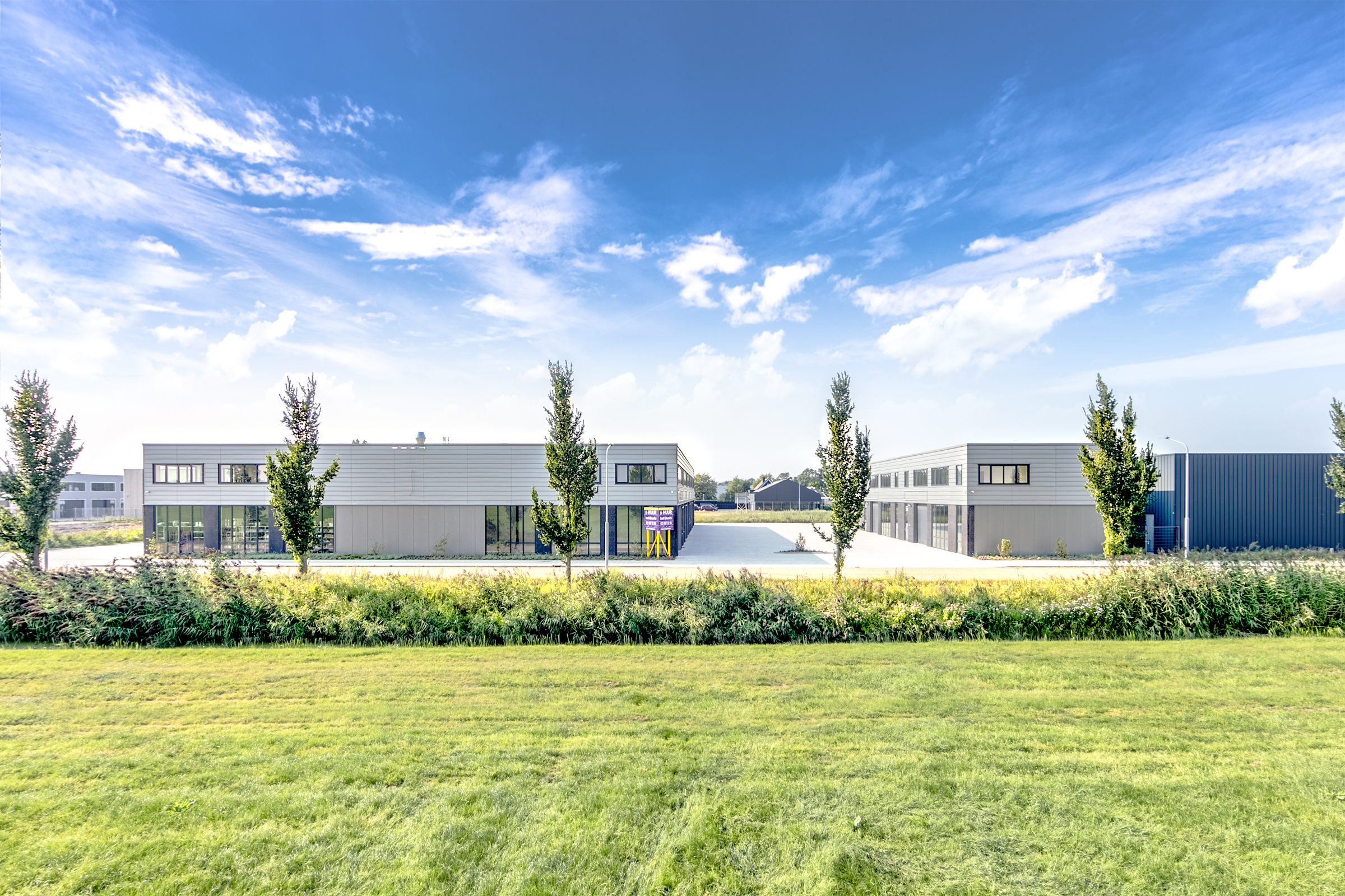 Te huur duurzame nieuwbouw bedrijfsunits aan de Crommelinbaan 55-57-59 te Cruquius